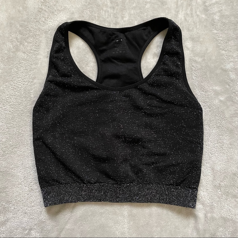 Sparkly Black Bra!
